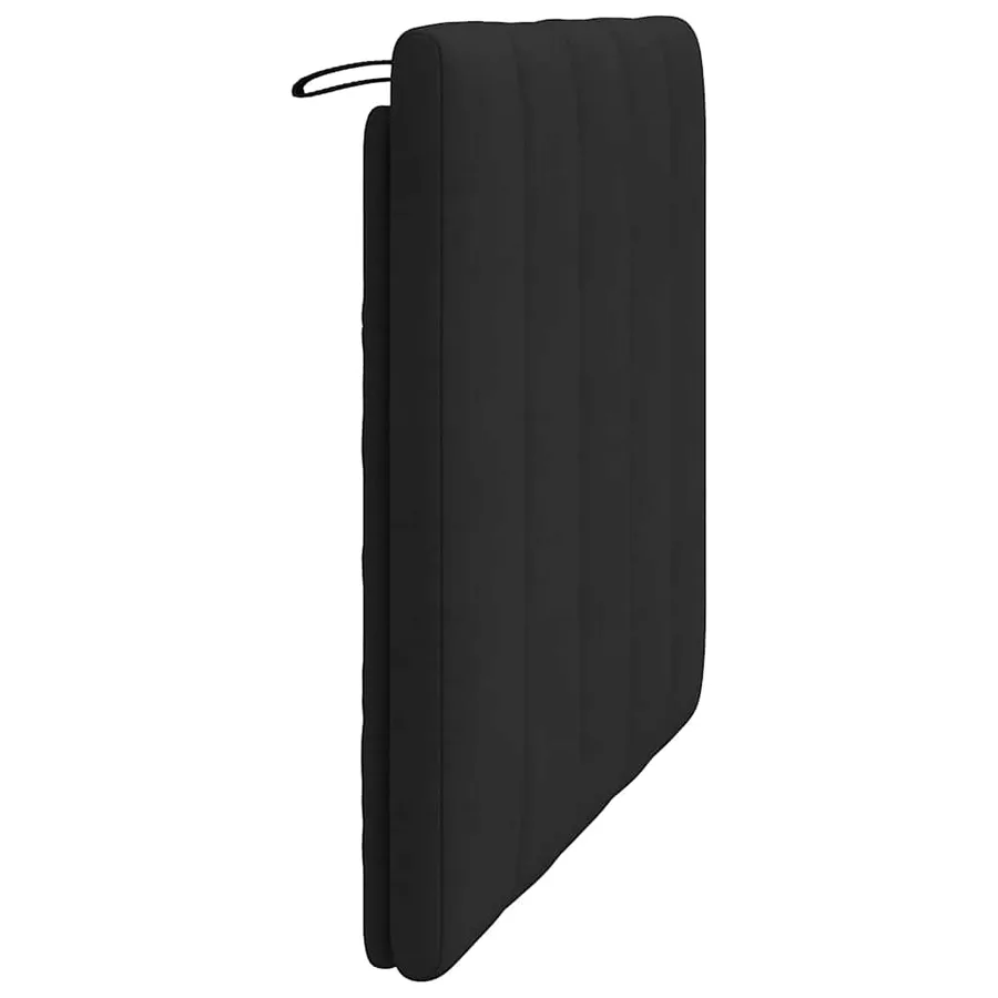 Coussin de tête de lit Hanko noir 100 cm velours - 6