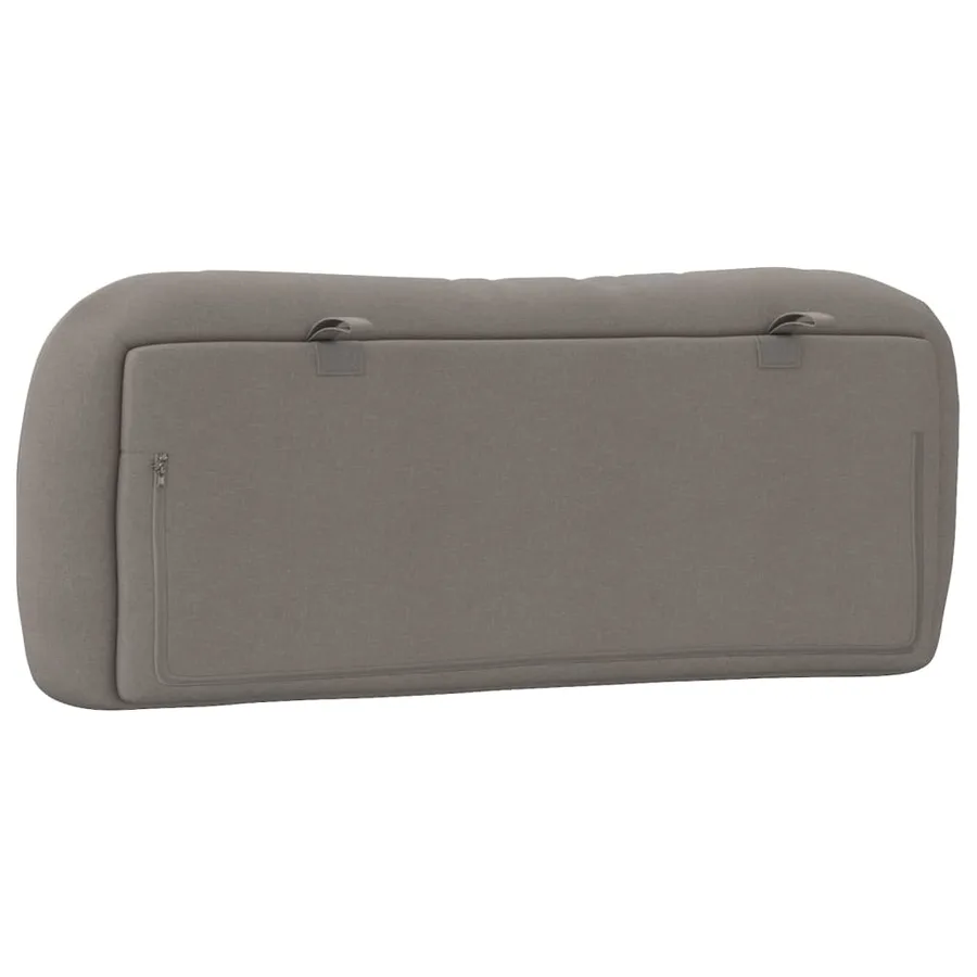 Coussin de tête de lit Hvar taupe 100 cm tissu - 7