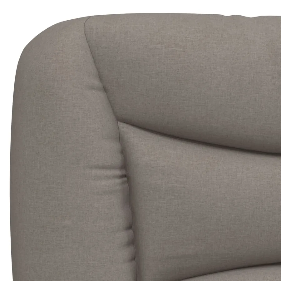 Coussin de tête de lit Hvar taupe 100 cm tissu - 8