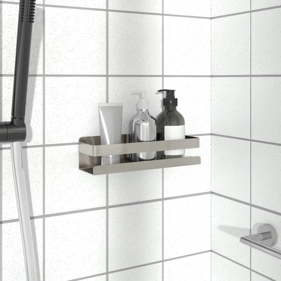 Étagère de douche 23x6,5x6 cm acier inoxydable 304 brossé