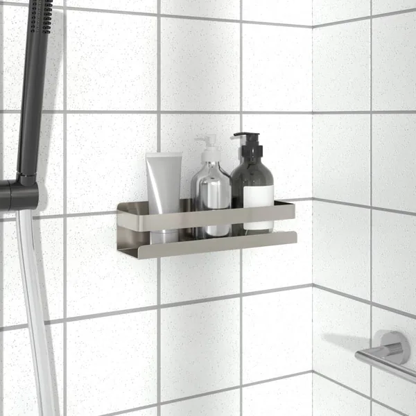 Étagère de douche 23x6,5x6 cm acier inoxydable 304 brossé