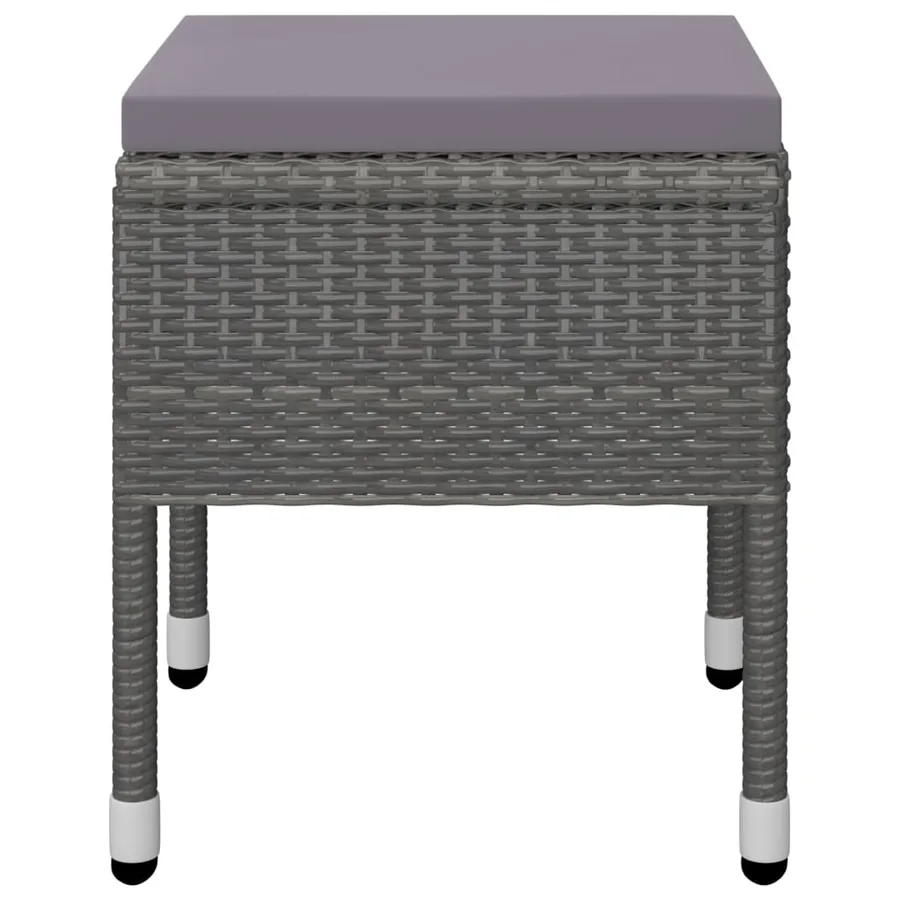 Ensemble à manger de jardin 5 pcs Gris - 9
