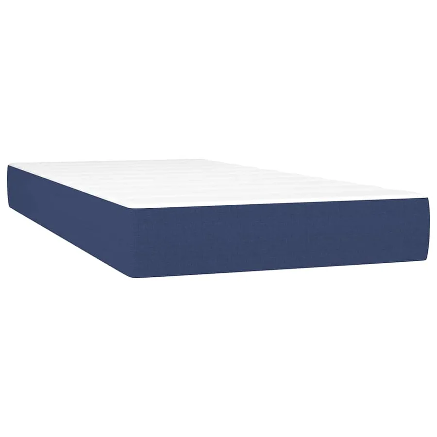 Matelas à ressorts ensachés Moyen 120 x 190 cm Bleu - 2