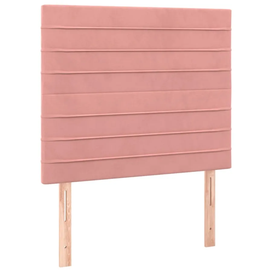 Tête de lit Rose 90x5x118/128 cm Velours - 2