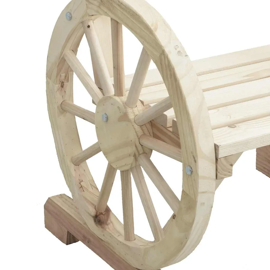 Chaises de jardin lot de 2 58x58x78,5 cm bois de sapin massif - 9