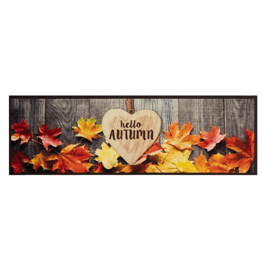 Tapis de cuisine lavable impression d'automne 60x180 cm velours - 2
