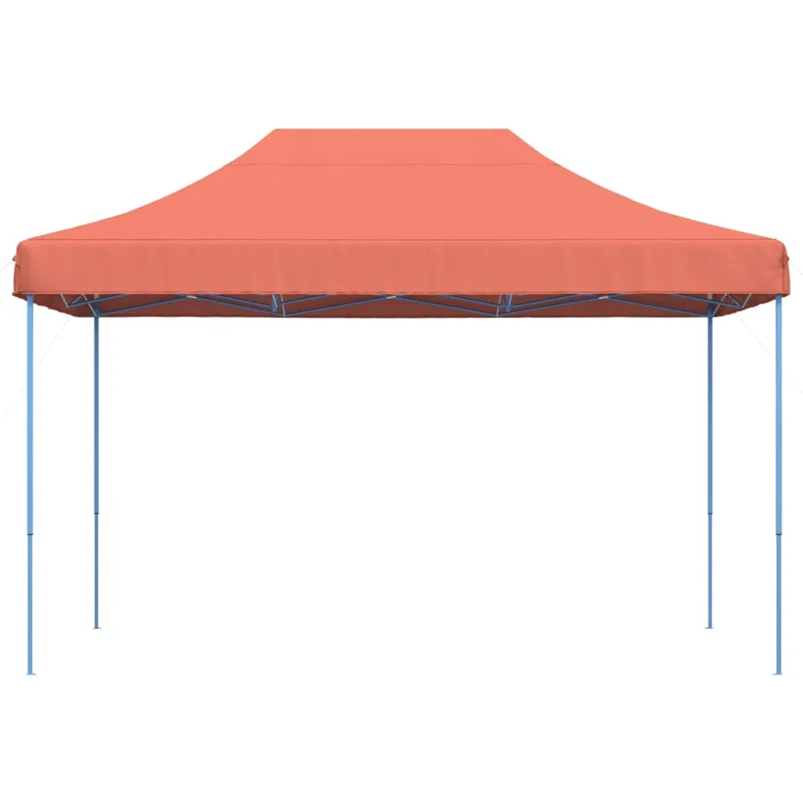 Tente réception pliable escamotable terre cuite 410x279x315 cm - 3