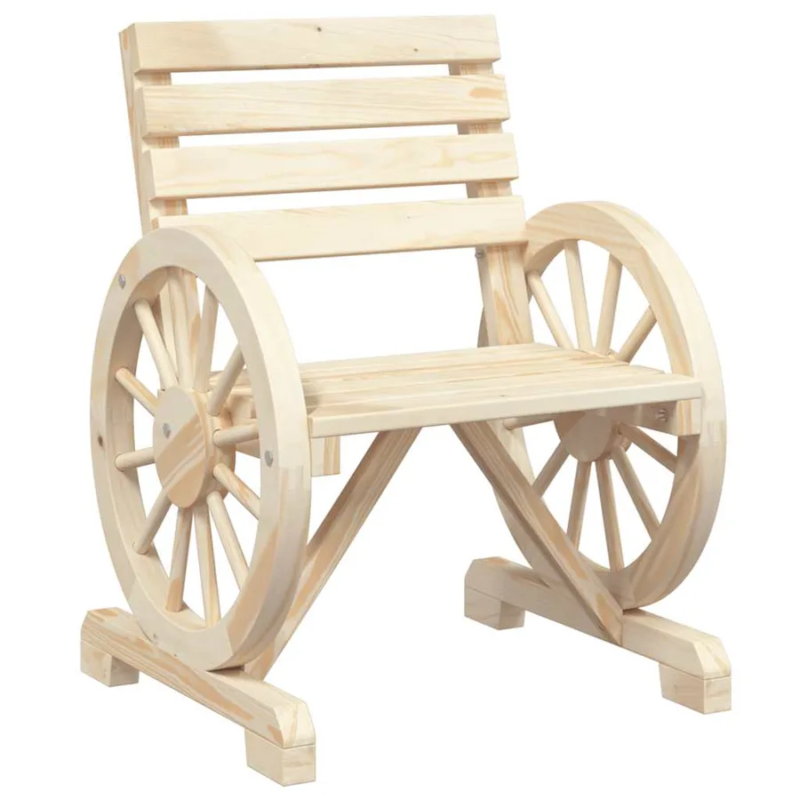Chaises de jardin Bois de sapin massif - 2