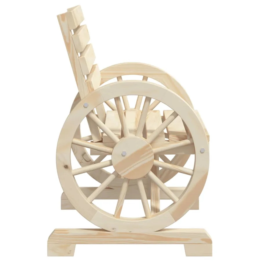 Chaises de jardin Bois de sapin massif - 5