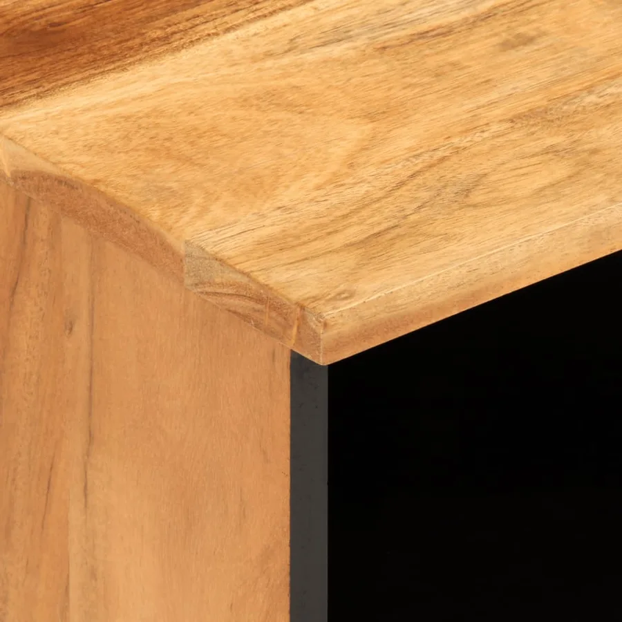 Meuble TV 100x34x46 cm bois d'acacia massif - 9