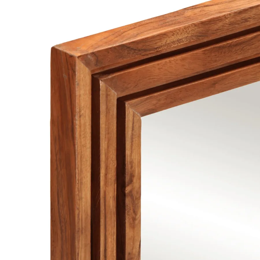 Ensemble de meubles de salle de bain 2 pcs bois massif d'acacia - 10