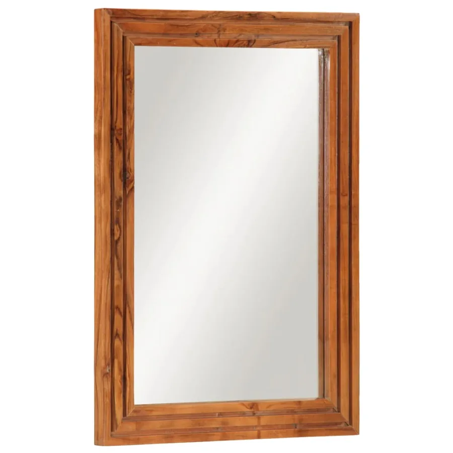 Ensemble de meubles de salle de bain 2 pcs bois massif d'acacia - 6