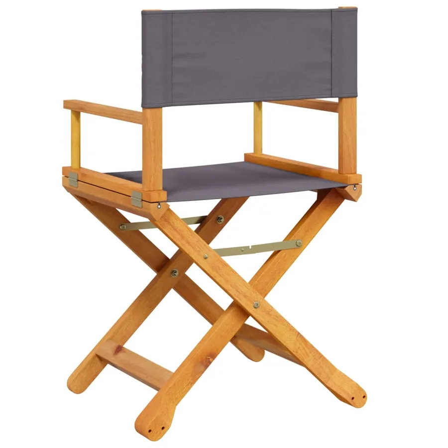 Chaises pliables de jardin lot de 6 gris foncé tissu - 6