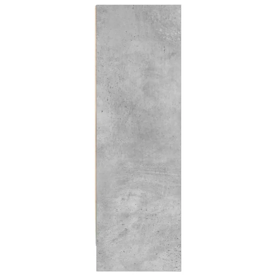 Bibliothèque Gris béton 80x24x75 cm Bois d'ingénierie - 6