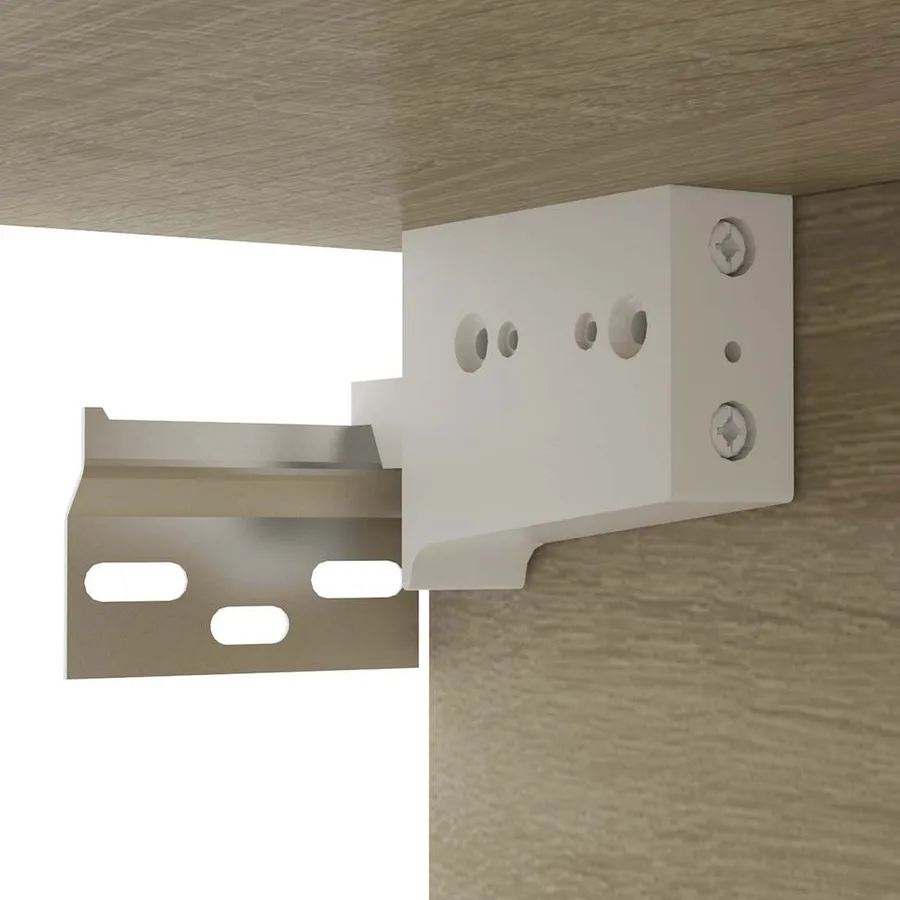 Ensemble de meubles TV 3 pcs Blanc et chêne sonoma - 10