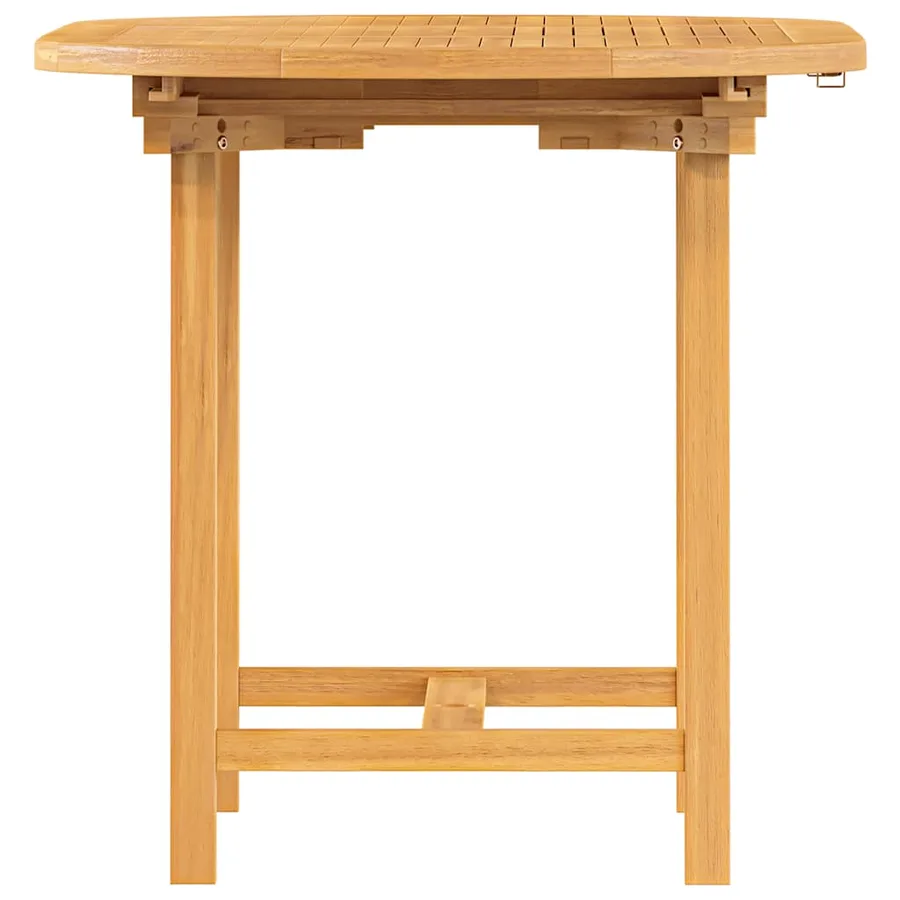 Table extensible de jardin 110-160x80x75 cm bois de teck solide - 6