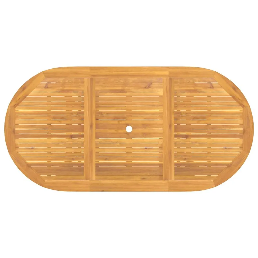 Table extensible de jardin 110-160x80x75 cm bois de teck solide - 7