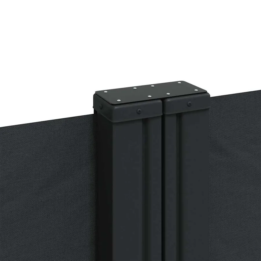 Auvent latéral rétractable noir 140x600 cm - 7