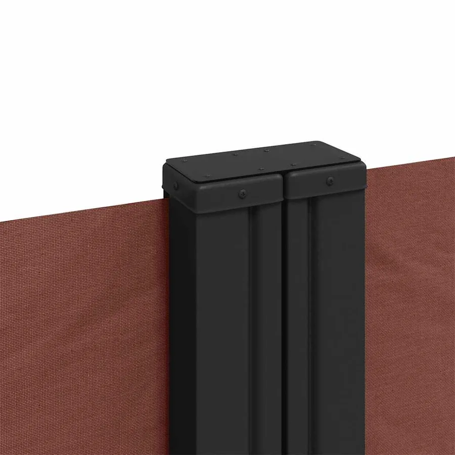 Auvent latéral rétractable marron 100x1000 cm - 7