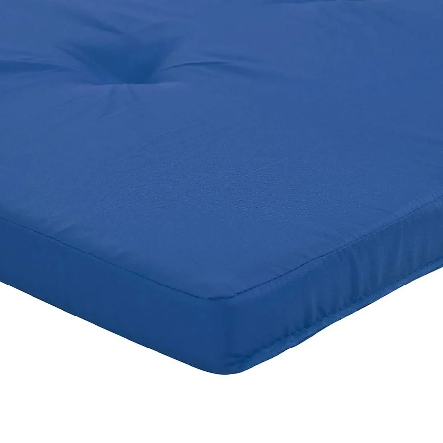 Coussins de chaise Uni 2 pcs Bleu 58 x 77 x 4,5 cm Tissu Oxford - 9