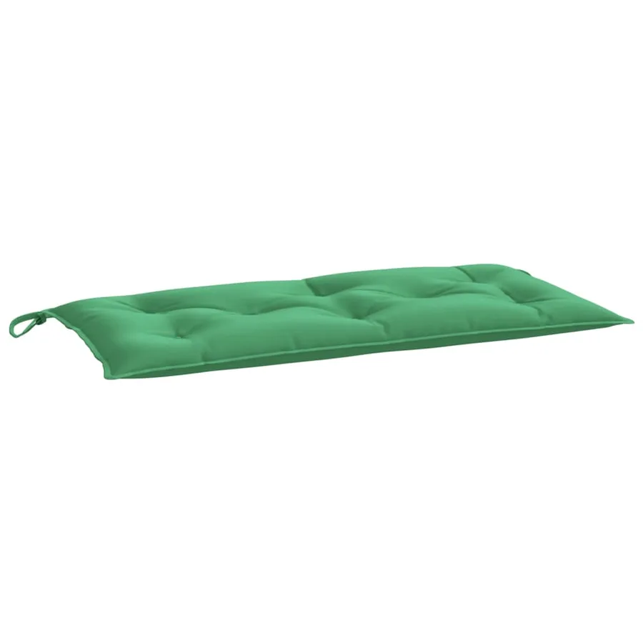 Coussin de banc de jardin vert 110x50x7 cm tissu oxford - 2