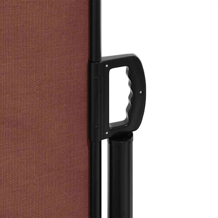Auvent latéral rétractable marron 120x600 cm - 8
