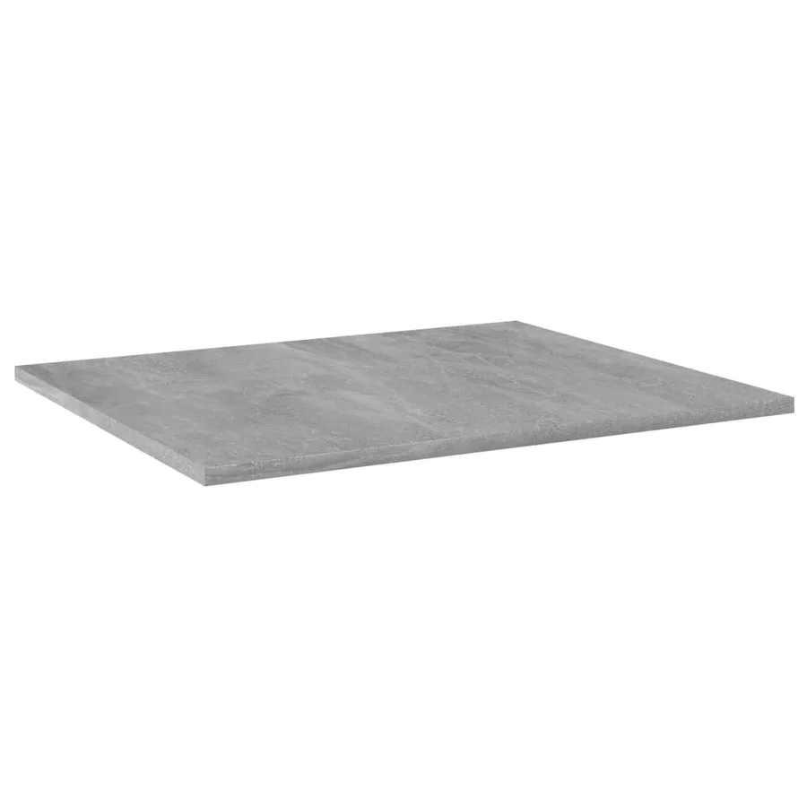 Panneaux de bibliothèque 4 pcs gris béton bois d’ingénierie - 2