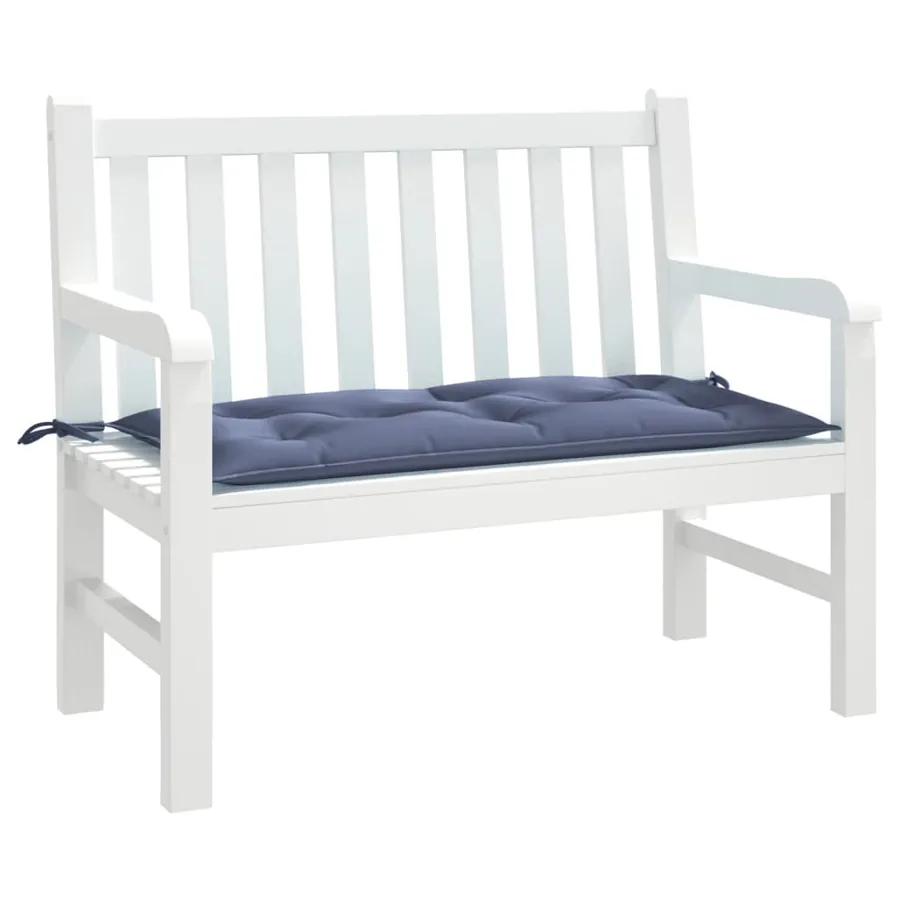 Coussin de banc de jardin bleu marine 110x50x7 cm tissu oxford - 3