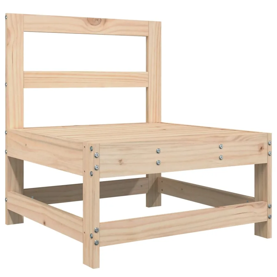 Salon de jardin 7 pcs bois de pin massif - 5