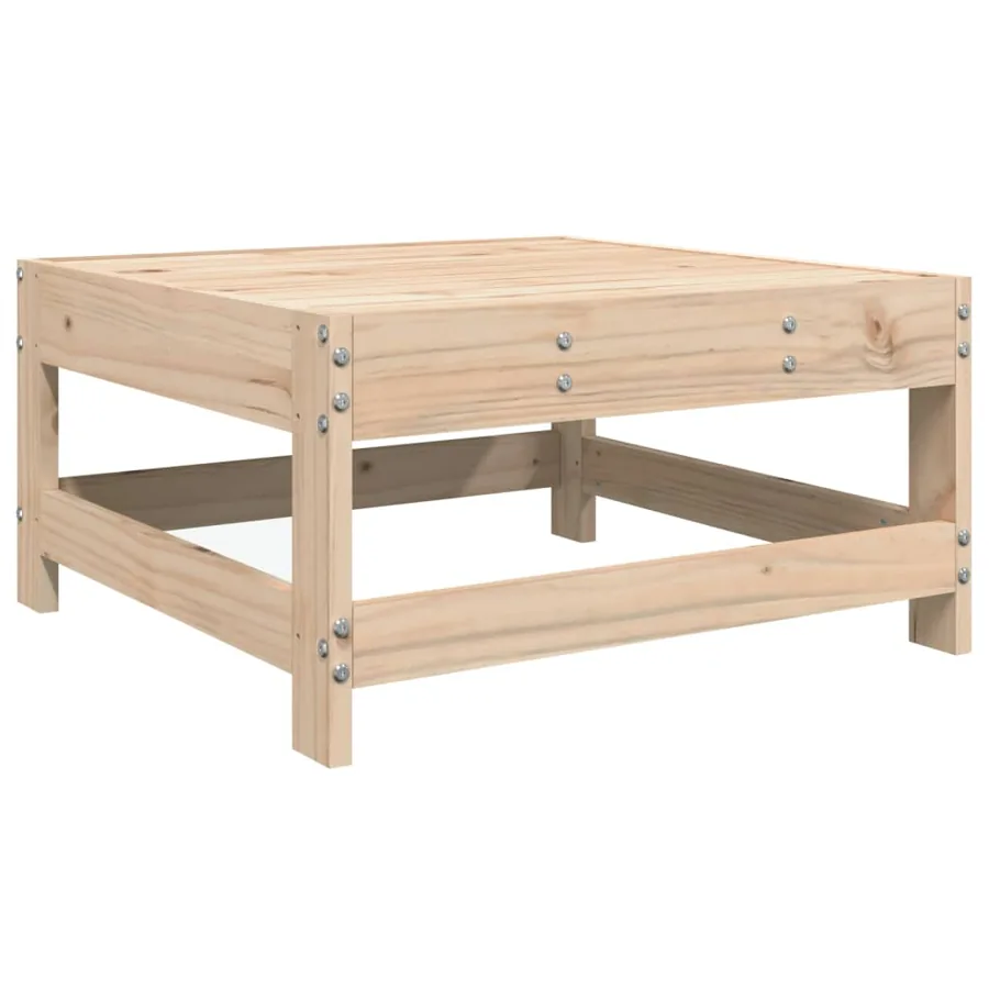 Salon de jardin 7 pcs bois de pin massif - 7