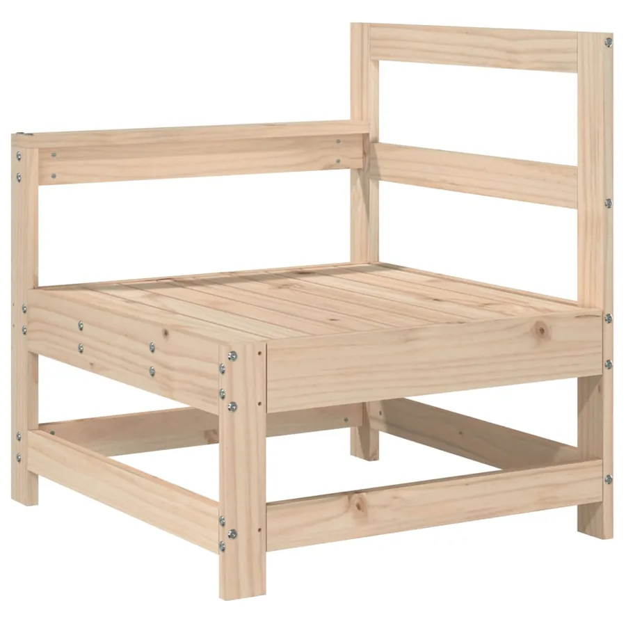 Salon de jardin 5 pcs bois de pin massif - 4