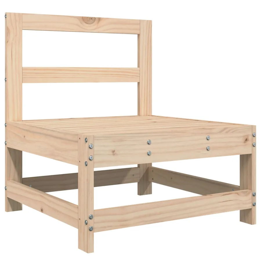 Salon de jardin 5 pcs bois de pin massif - 5