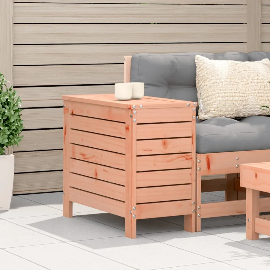 Repose-pied de jardin 62x31,5x52 cm bois massif de douglas - 3