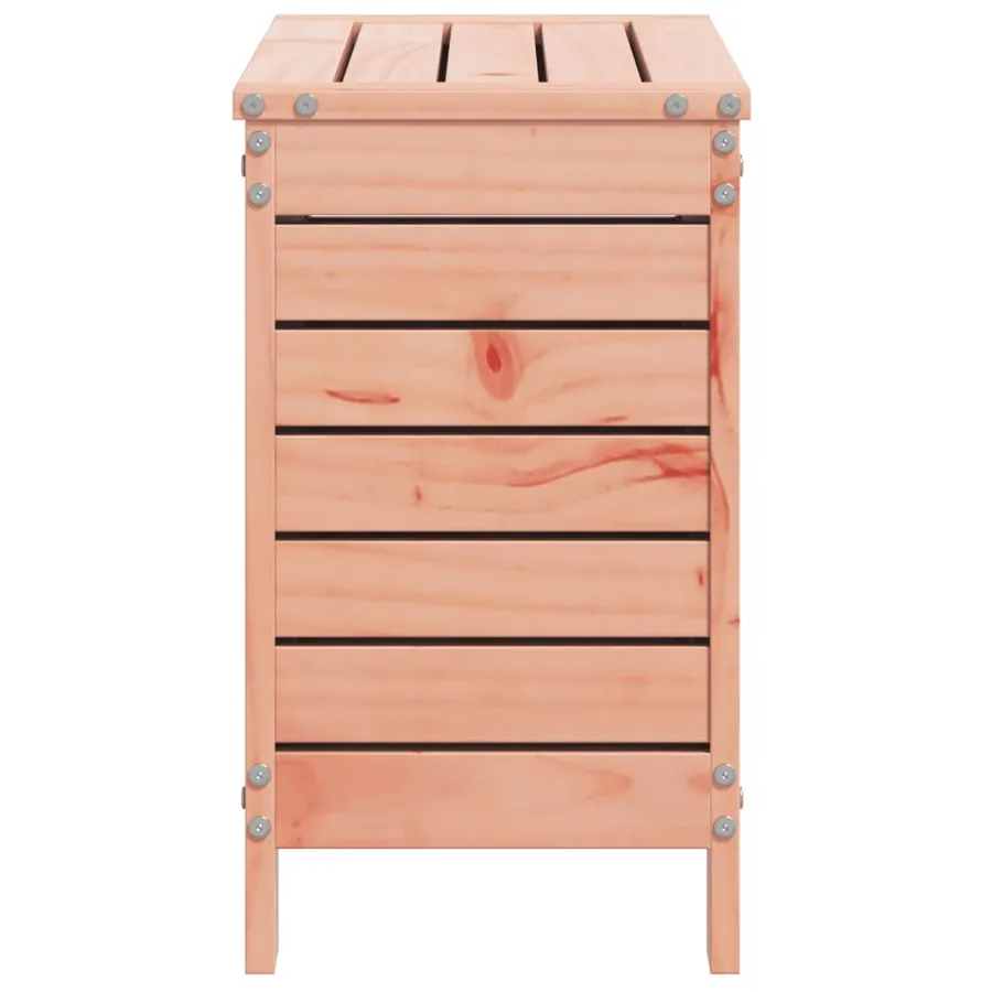 Repose-pied de jardin 62x31,5x52 cm bois massif de douglas - 5
