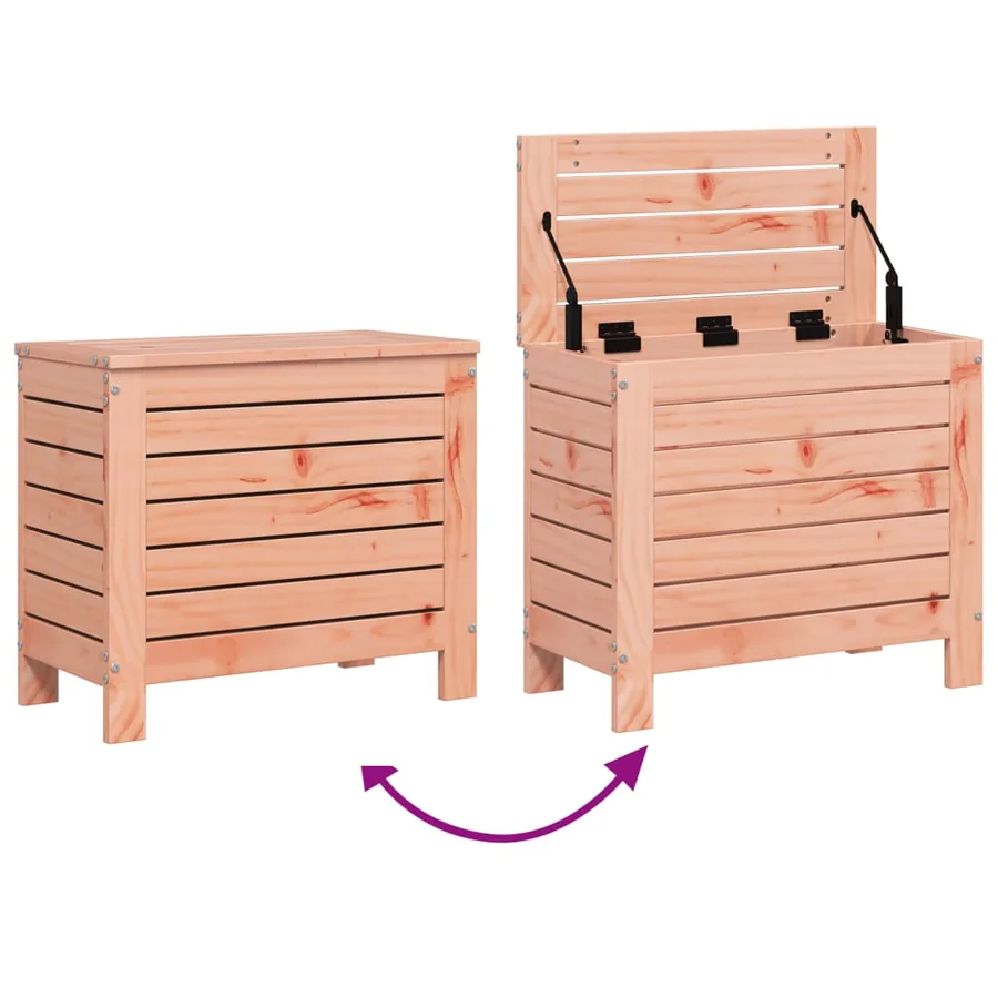 Repose-pied de jardin 62x31,5x52 cm bois massif de douglas - 7