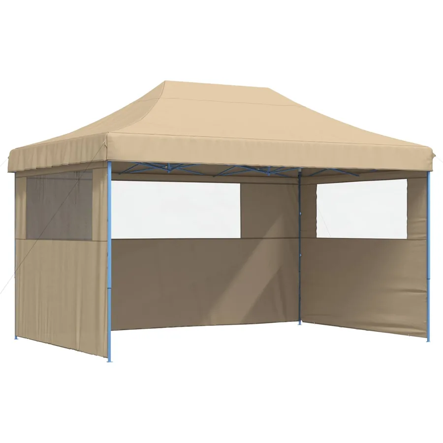 Tente de réception pliable escamotable avec 3 parois latérales - 2