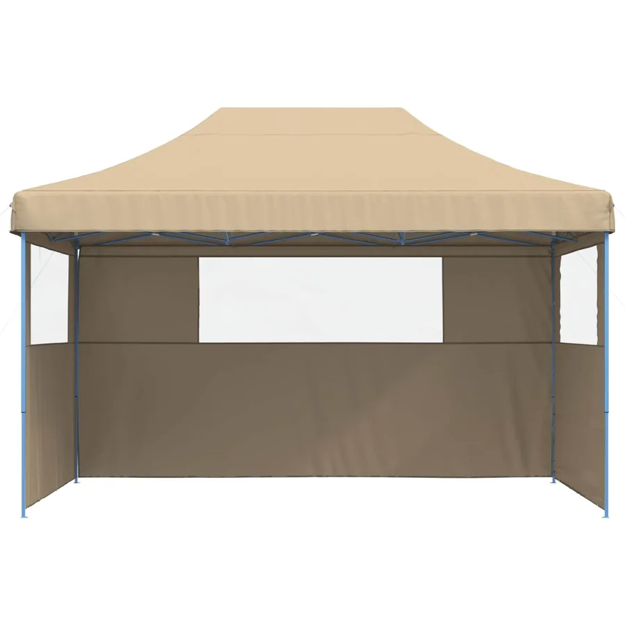 Tente de réception pliable escamotable avec 3 parois latérales - 3