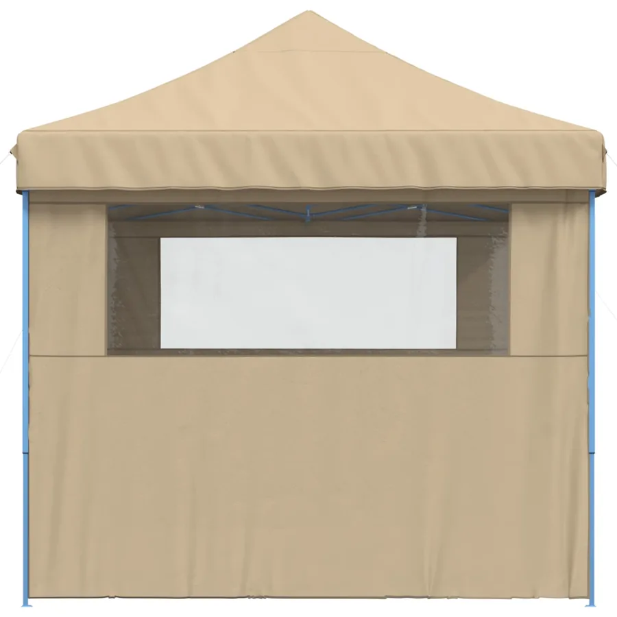 Tente de réception pliable escamotable avec 3 parois latérales - 4