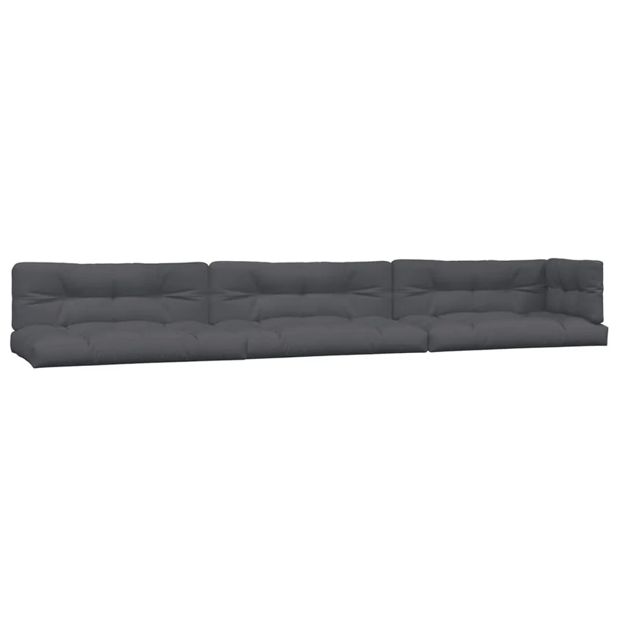 Salon palette de jardin avec coussins 6pcs bois d'acacia massif - 3