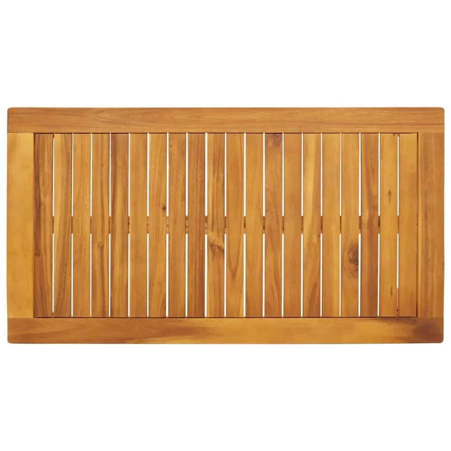 Ensemble de jardin avec coussin bois massif acacia - 8