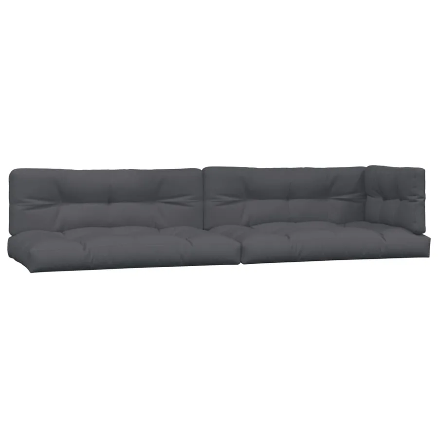 Salon palette de jardin avec coussins 5pcs bois d'acacia massif - 3