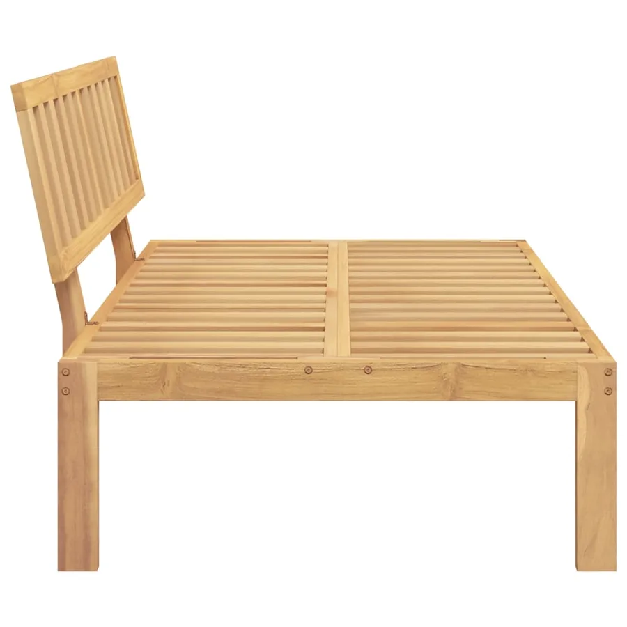 Canapé central palette de jardin bois massif d'acacia - 5