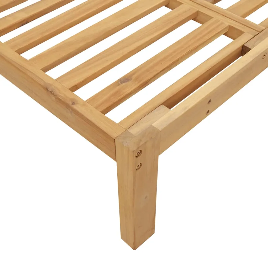 Canapé central palette de jardin bois massif d'acacia - 6