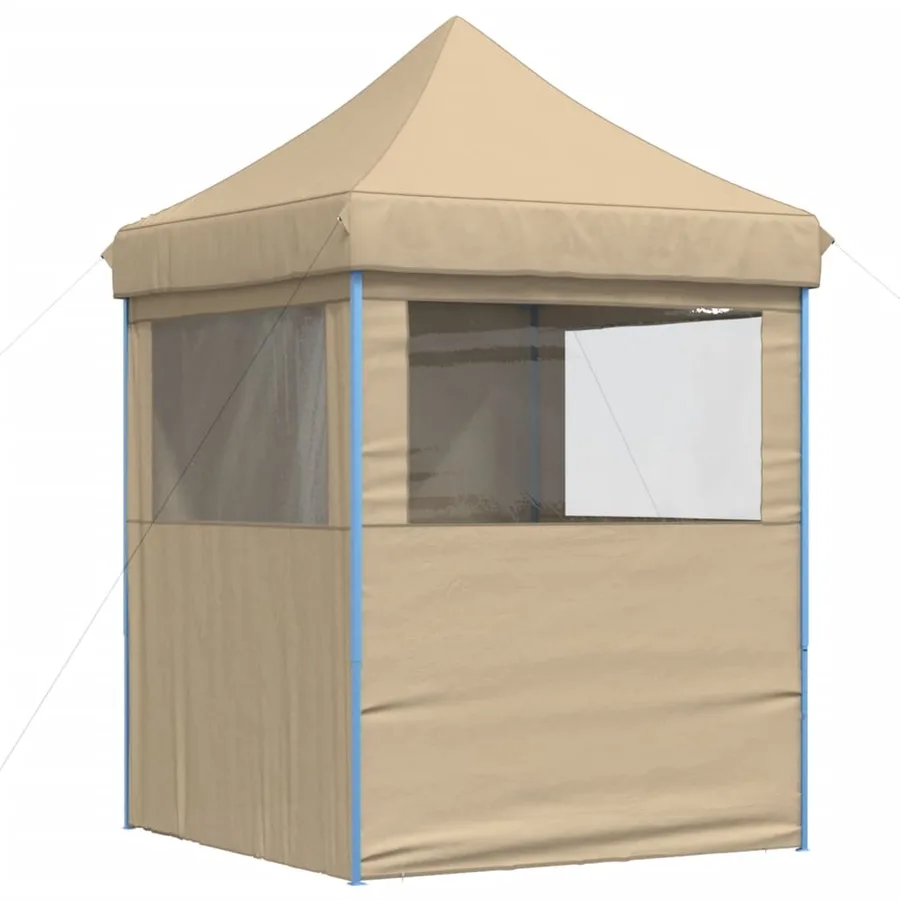 Tente de réception pliable escamotable avec 4 parois latérales - 5
