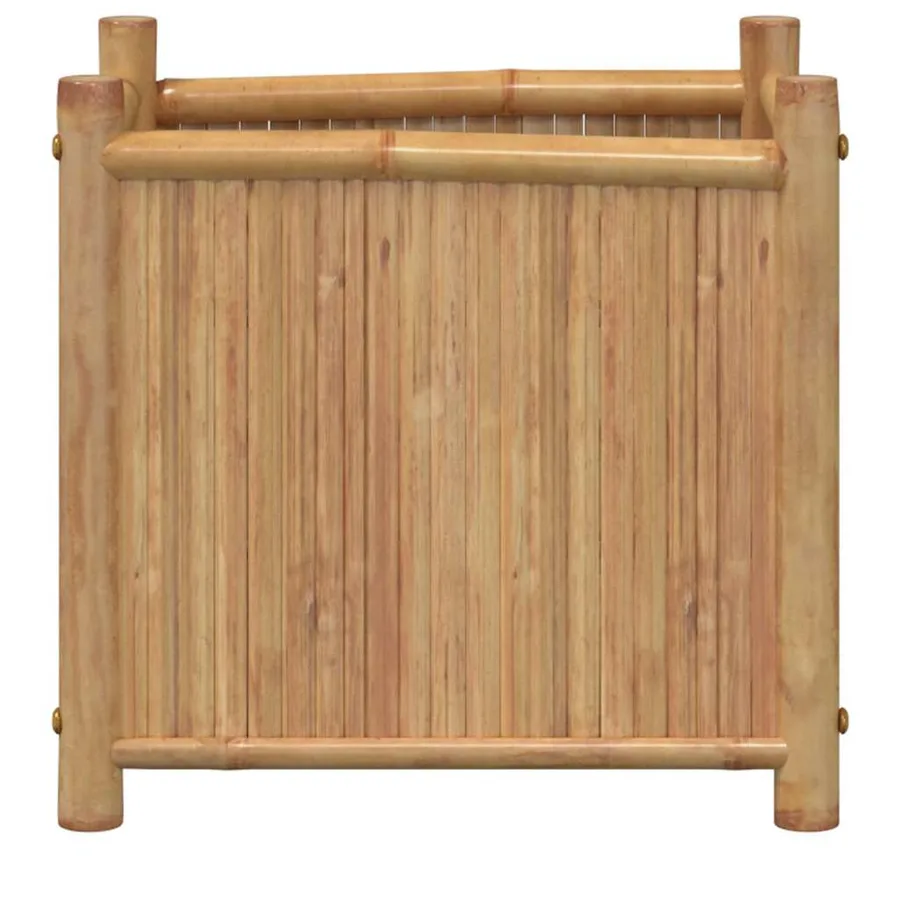 Jardinière 40x40x40 cm bambou - 4