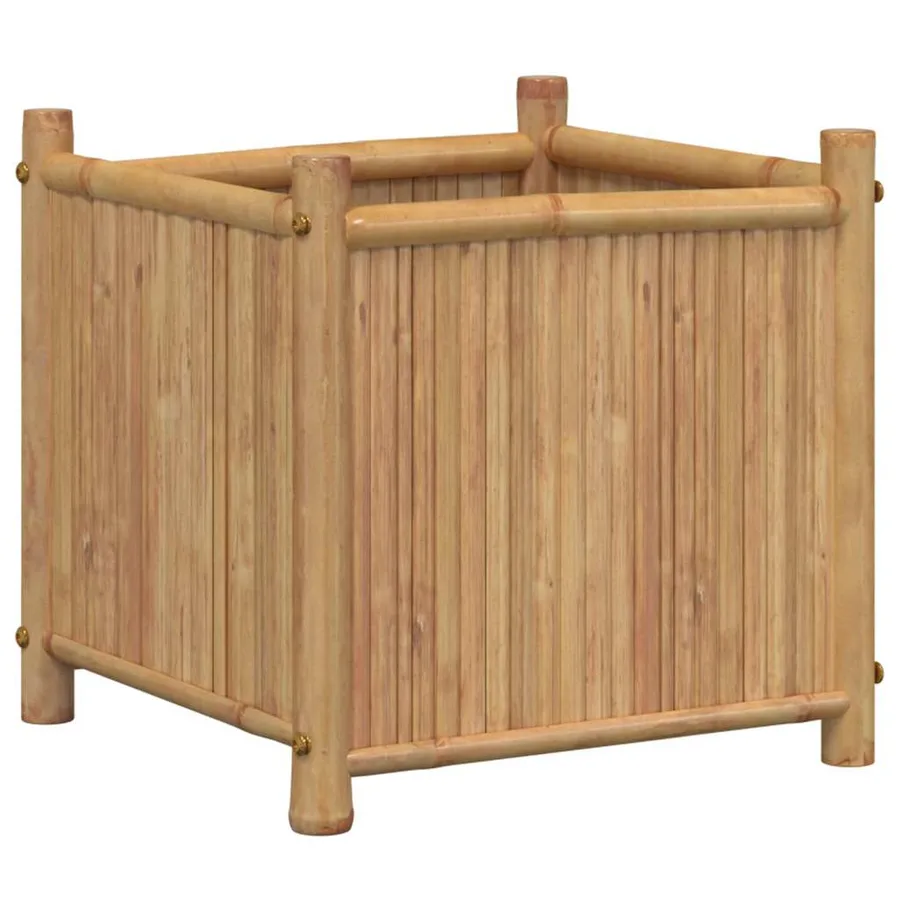 Jardinière 40x40x40 cm bambou - 6