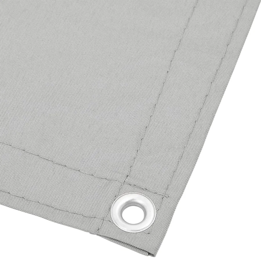 Écran de balcon gris clair 90x600 cm 100% polyester oxford - 4