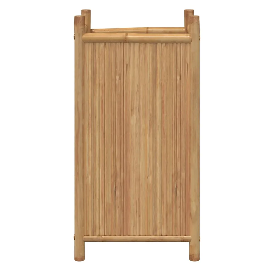 Jardinière 40x40x80 cm bambou - 4