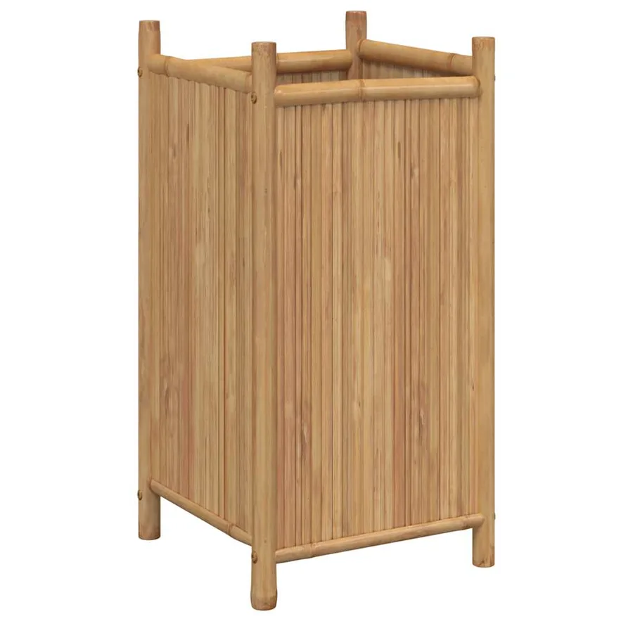 Jardinière 40x40x80 cm bambou - 6