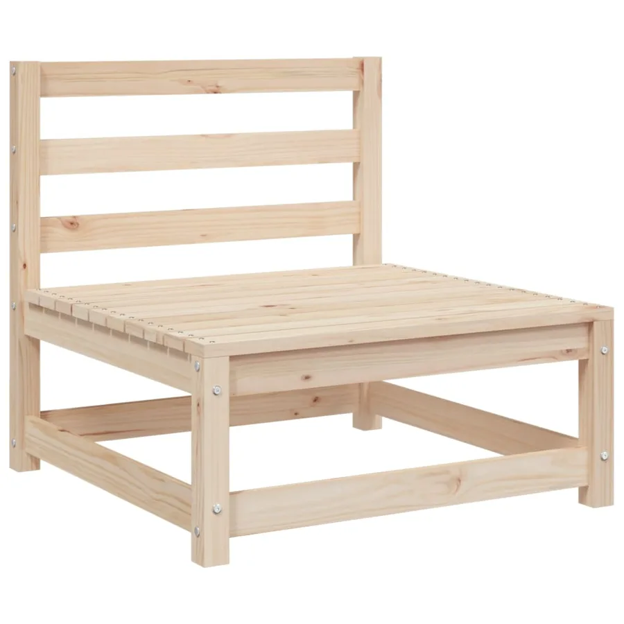 Salon de jardin 5 pcs bois de pin massif - 5